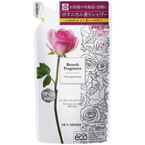（まとめ）花王 リセッシュ除菌EX フレグランス 詰替 320ml ピュアローズシャワーの香り 1パック【×10セット】