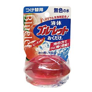 （まとめ）小林製薬 液体ブルーレット つけ替え用 ピーチの香り【×10セット】