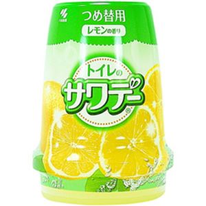 （まとめ）小林製薬 トイレのサワデー レモンの香り つめ替用1個【×10セット】