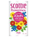 （まとめ）クレシア スコッティ トイレットティシュー ダブル 11.4cm×25m 芯径:39mm 直径:98mm 1パック(12ロール)【×10セット】