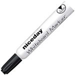 （まとめ）オフィスデポオリジナル niceday ホワイトボードマーカー 丸芯 2.5mm 黒 1本【×100セット】