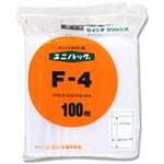 （まとめ）生産日本社 ユニパックF-4 A6用 1パック(100枚)【×10セット】