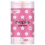 （まとめ）ネピア ネピネピトイレットロール ダブル 桜の香り 桜色 11.4cm×25m 芯径:38mm 直径:103mm 1パック(12ロール)【×10セット】