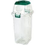 積水テクノ成型 透明エコダスター ペットボトル用グリーン 1個 DS-459-045-1