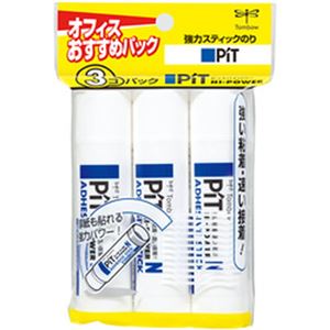 （まとめ）トンボ鉛筆 ピットハイパワー HCA-321 1パック(22g×3本)【×10セット】