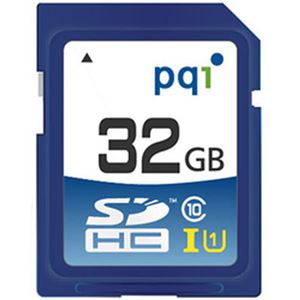 （まとめ）PQI SDHCカード 32GB Class10 UHS-I対応 SD10U11-32 1枚【×3セット】