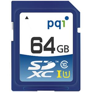 （まとめ）PQI SDHCカード 64GB Class10 UHS-I対応 SD10U11-64 1枚【×2セット】