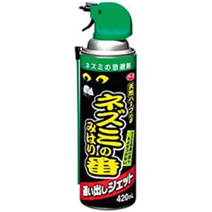 （まとめ）アース製薬 ネズミのみはり番 追い出しジェット 420ML【×5セット】