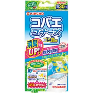 （まとめ）大日本除虫菊 コバエコナーズ ゴミ箱用スカッシュミント腐敗制御プラス 1個【×10セット】