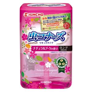 （まとめ）大日本除虫菊 虫コナーズ リキッドタイプ ロング 180日 ナチュラルブーケの香り 1個【×5セット】