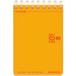 （まとめ）コクヨ ソフトリングメモ オレンジ メ-SV378BT-YR 1冊(80枚)【×20セット】