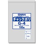 （まとめ）スワンチャックポリ G-4 B6用 1パック(100枚)【×10セット】