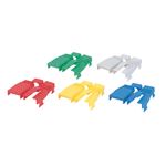 サンワサプライ モジュラーカバー（後付け可能・5色セット） ADT-MC3K