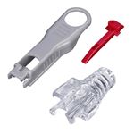 サンワサプライ 抜け止めセキュリティロックモジュラーカバー ADT-MCSL-CL