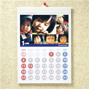 サンワサプライ インクジェット手作りカレンダーキット（壁掛・縦） JP-CALSET33