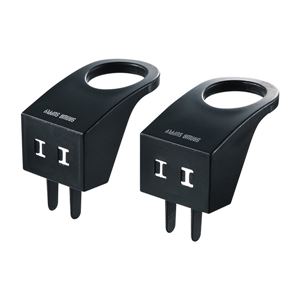 サンワサプライ 抜きやすいプラグカバー TAP-PSC8BK