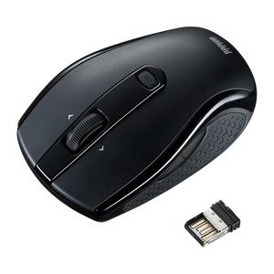 サンワサプライ ワイヤレス縦横スクロールマウス MA-IRW23BK