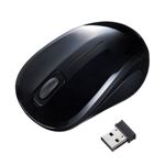 サンワサプライ 静音ワイヤレスブルーLEDマウス MA-WBL32BK