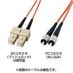 サンワサプライ 光ファイバケーブル（3m） HKB-CF1W-3
