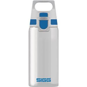 SIGG ワンタッチ式トライタン製ボトル トータルクリア ワン（ブルー 0．5L）