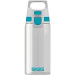 SIGG ワンタッチ式トライタン製ボトル トータルクリア ワン（アクア 0．5L）