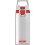 SIGG ワンタッチ式トライタン製ボトル トータルクリア ワン（レッド 0．5L）