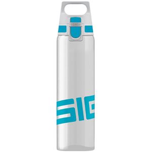 SIGG ワンタッチ式トライタン製ボトル トータルクリア ワン（アクア 0．75L）