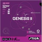 STIGA（スティガ） 裏ソフトラバー GENESIS II SPIN M（ジェネシス II スピン M） BLACK 厚