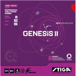 STIGA（スティガ） 裏ソフトラバー GENESIS II SPIN M（ジェネシス II スピン M） RED 厚