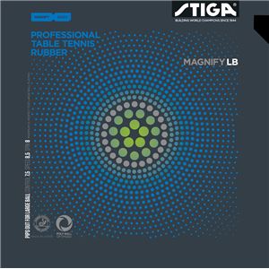 STIGA（スティガ） ラージボール用表ソフトラバー MAGNIFY LB（マグニファイ LB） BLACK 中厚