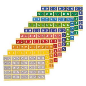 カラーナンバーラベルL 数字0 (25片×10シート) KL-2-0 商品画像
