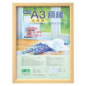 (セット販売) 木製軽量額縁 木地 大賞判 フ-KWP-61【×5セット】