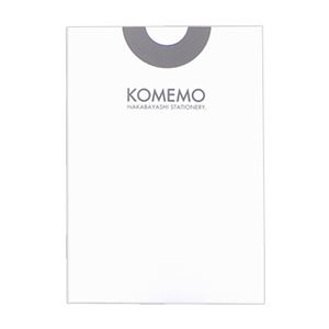 (業務用セット)ナカバヤシ KOMEMO A7/40枚/ホワイト CA-NP-06-W【×20セット】 - 拡大画像