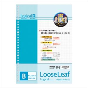 (業務用セット)ナカバヤシ スイング ロジカルルーズリーフ/A4/B罫 50枚 LL-A401B【×10セット】 商品画像