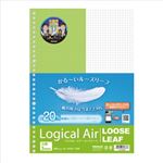 (業務用セット)ナカバヤシ A402ロジカルエアー（軽量ルーズリーフ）A4 方眼5mm 50枚 LL-A402S【×10セット】