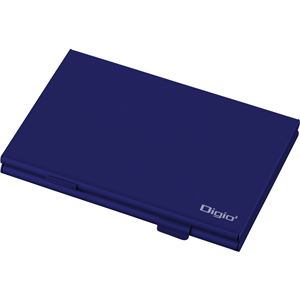 (業務用5セット)Digio2 ニンテンドー SWITCH用 アルミゲームカードケース 6枚収納タイプ SWI02 ブルー MCC-SWI02BL