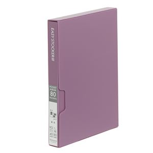 (業務用5セット)イージーストッカー3 溶着式/L・KG判2段ポケット台紙 ピンク 商品写真