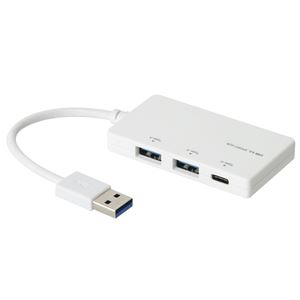 Digio2 USB3.0 3ポートハブ TypeA+C UH-3093 ホワイト