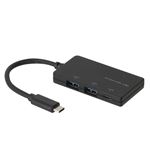 Digio2 USB3.1 Type-C 3ポートハブ TypeA+C UH-C3103 ブラック