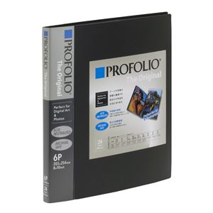 (業務用3セット)PROFOLIO(プロフォリオ) The Original デジタルアート&フォトホルダー 6切判/24P ブラック IA-12-7N 商品写真