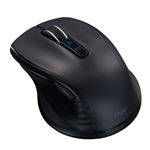 Digio2 小型BluetoothjブルーLEDマウス 静音／5ボタン BKF143 ブラック MUS-BKF143BK