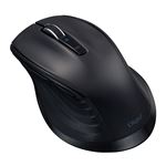 Digio2 大型BluetoothブルーLEDマウス F_Line 静音／5ボタン BKF149 ブラック MUS-BKF149BK