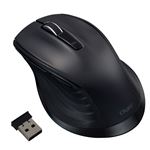 Digio2 大型無線BlueLEDマウス F_Line 静音／5ボタン RKF147 ブラック MUS-RKF147BK