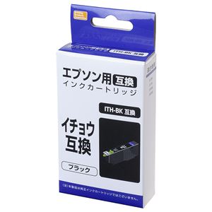 （業務用5セット） 互換インクカートリッジ エプソン用 [イチョウ]ブラック PP-EICITH-BK