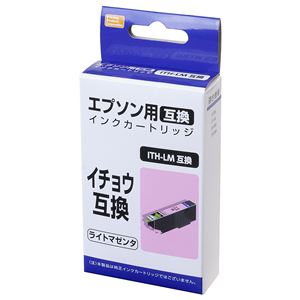 （業務用5セット） 互換インクカートリッジ エプソン用 [イチョウ]ライトマゼンタ PP-EICITH-LM