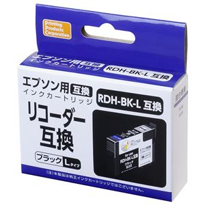 （業務用5セット） 互換インクカートリッジ エプソン用 [リコーダー]ブラック PP-EICRDH-LBK