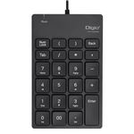 Digio2 USB有線 静音テンキーボード TNK-SU228BK ブラック