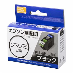 （業務用5セット） PPC 互換インクカートリッジ エプソン PP-EICKUI-BK-L ブラック