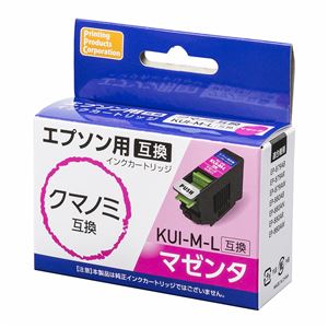 （業務用5セット） PPC 互換インクカートリッジ エプソン PP-EICKUI-M-L マゼンタ
