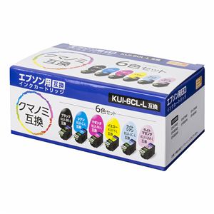 PPC 互換インクカートリッジ エプソン PP-EICKUI-6P-L